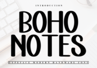 Boho Notes Font - Featured Image
