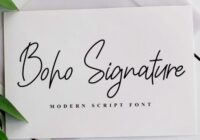 Boho Signature Font - Featured Image