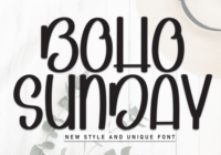 Boho Sunday Font - Featured Image