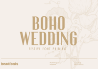 Boho Wedding Duo Font - Featured Image