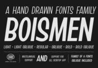 Boismen Font - Featured Image