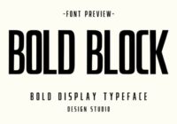 Bold Block Font - Featured Image