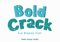 Bold Crack Font - Featured Image