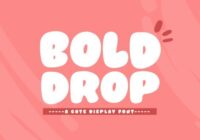 Bold Drop Font - Featured Image