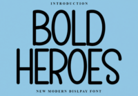 Bold Heroes Font - Featured Image