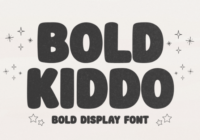 Bold Kiddo Font - Featured Image