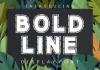 Bold Line Font - Featured Image