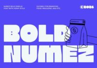 Bold Numez Font - Featured Image