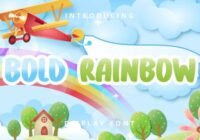 Bold Rainbow Font - Featured Image