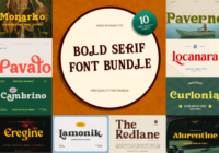 Bold Serif Bundle Font - Featured Image