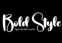 Bold Style Font - Featured Image