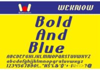 Bold and Blue Font - Featured Image
