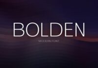 Bolden Font - Featured Image