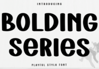 Bolding Series Font - Featured Image