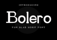 Bolero Font - Featured Image