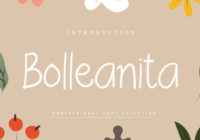 Bolleanita Font - Featured Image