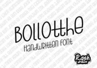 Bollotthe Font - Featured Image