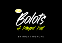 Bolots Font - Featured Image