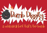 Bomb Diggity Font - Featured Image