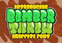 Bomber Throw Font - Featured Image