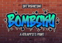 Bombsky Font - Featured Image