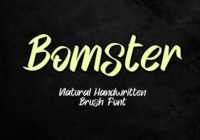 Bomster Font - Featured Image
