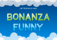 Bonanza Funny Font - Featured Image