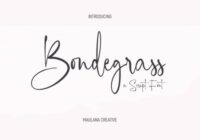 Bondegrass Script Font - Featured Image