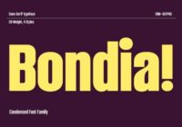 Bondia Font - Featured Image
