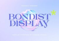 Bondist Display Font - Featured Image