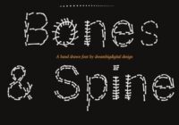 Bones and Spine Font - Featured Image