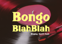 Bongo Blahblah Font - Featured Image