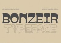 Bonzeir Font - Featured Image