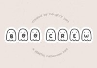 Boo Crew Halloween Font - Featured Image