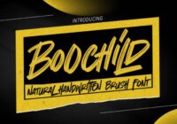 Boochild Font - Featured Image