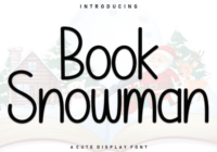 Book Snowman Font - Featured Image