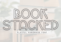 Book Stacked Font - Featured Image