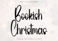 Bookish Christmas Font - Featured Image