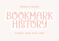 Bookmark History Font - Featured Image