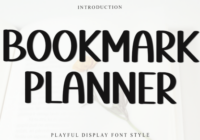 Bookmark Planner Font - Featured Image