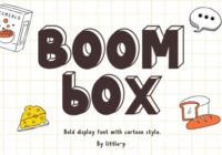 Boom Box Font - Featured Image