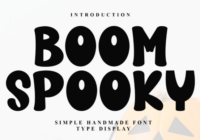 Boom Spooky Font - Featured Image