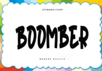 Boomber Font - Featured Image