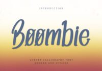 Boombie Font - Featured Image