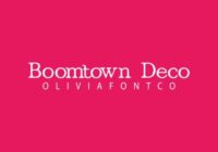 Boomtown Deco Font - Featured Image