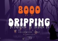 Booo Dripping Font - Featured Image