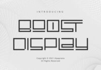 Boost Display Font - Featured Image