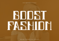 Boost Fashion Font - Featured Image