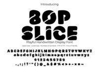 Bopslice Font - Featured Image