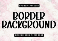Border Background Font - Featured Image